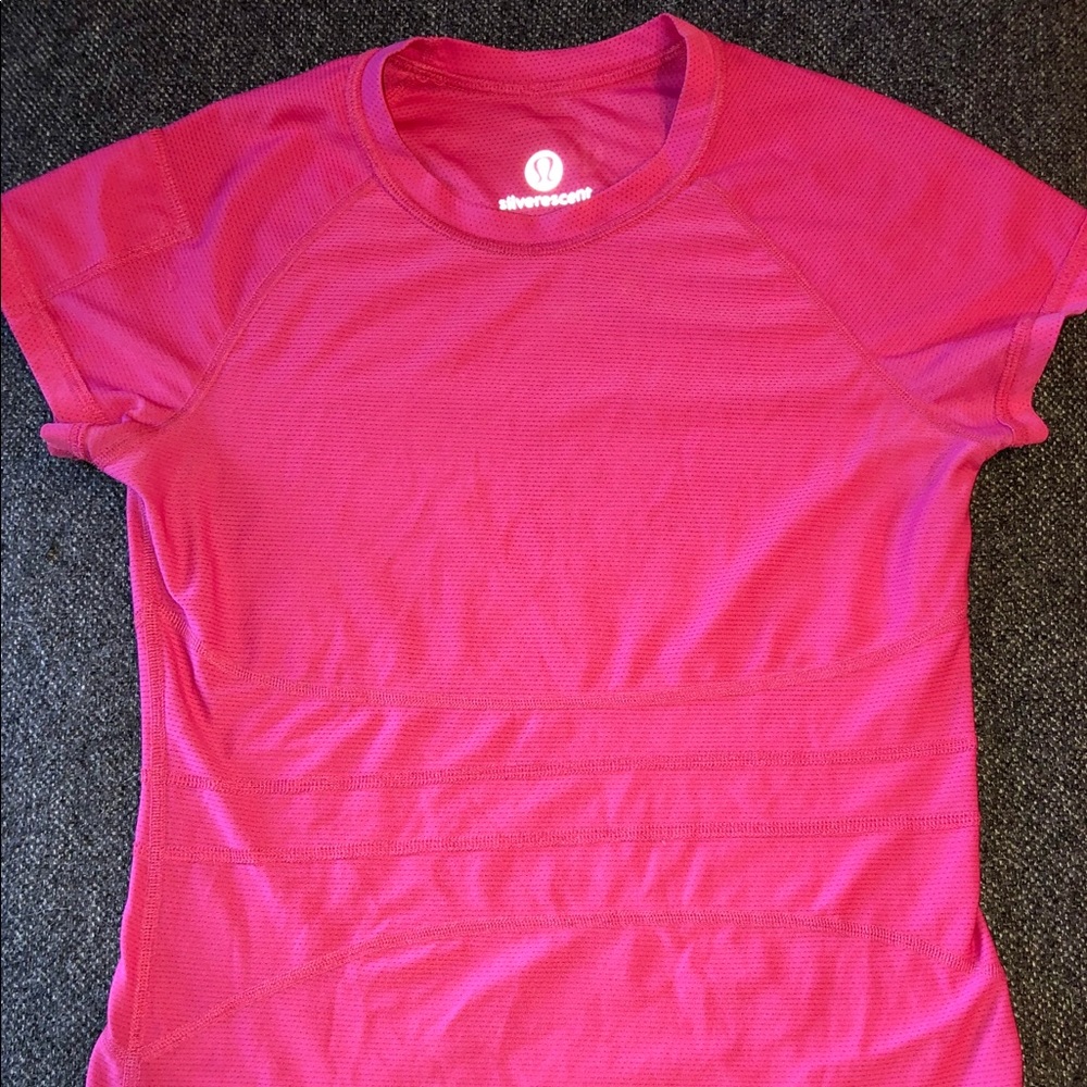 Pink Lululemon Athletic Shirt